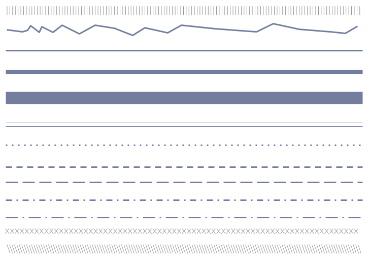 Example image showing different types of lines.