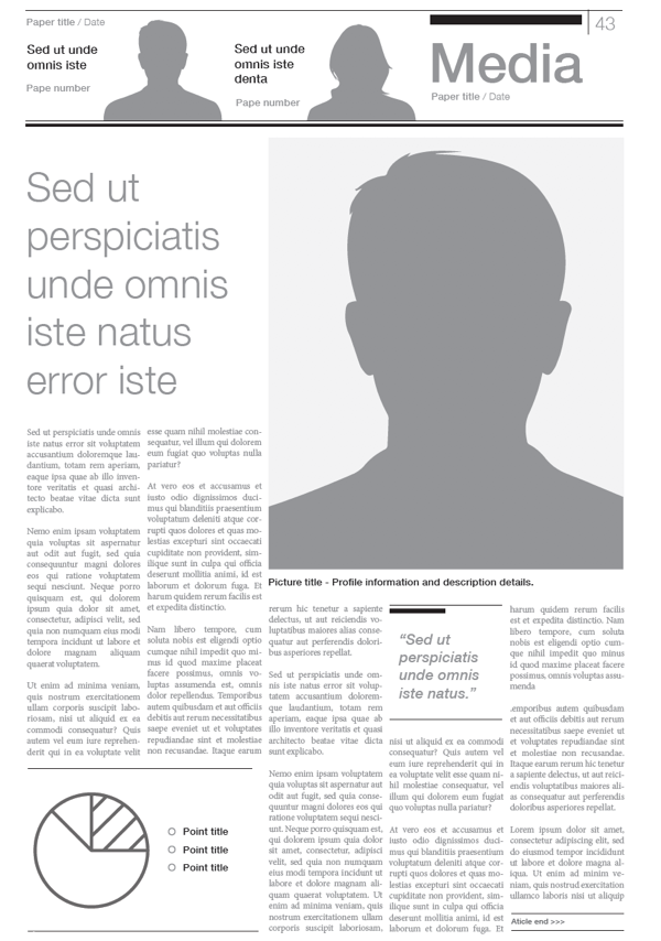 Example of lines used as dividers in a newspaper article.