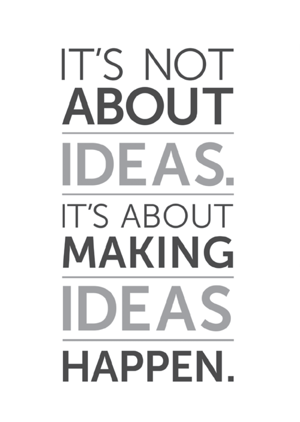 Example of typography used with line styles