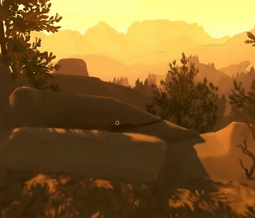 The game Firewatch goes even further and provides hot labels for items in view.